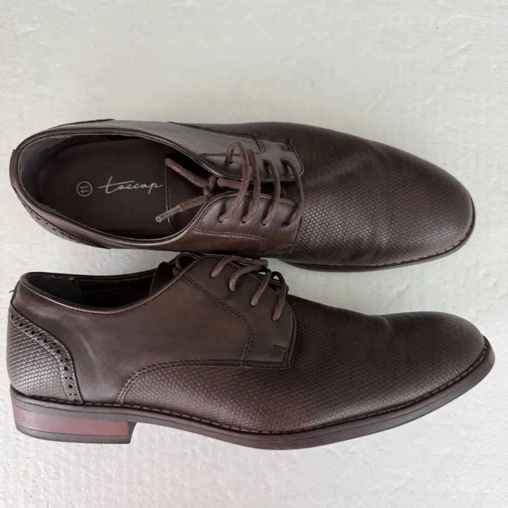 Size 11 - Toecap Shoes Brown TC-SS1011 Combat Gent.